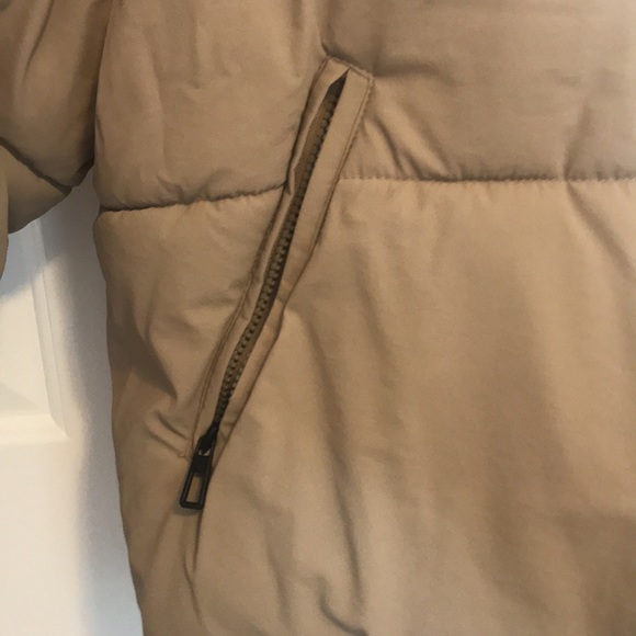 Zara trendy tan puffer jacket - Picture 6 of 9